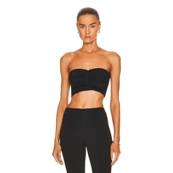 SABLYN Octavia‎ Crop Top in Black - Picture 1 of 9
